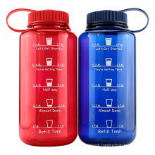 1L BPA free outdoor eco friendly reusable drinking insulated sport water bottle with lid